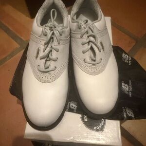 New Balance White Athletic Shoes